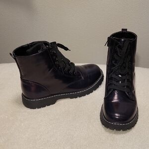 Girls Black Ankle Boots